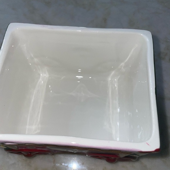 VTG Christmas Bear Train Cookie Jar Cocoa Cart Marshmallow Car - Picture 10 of 14